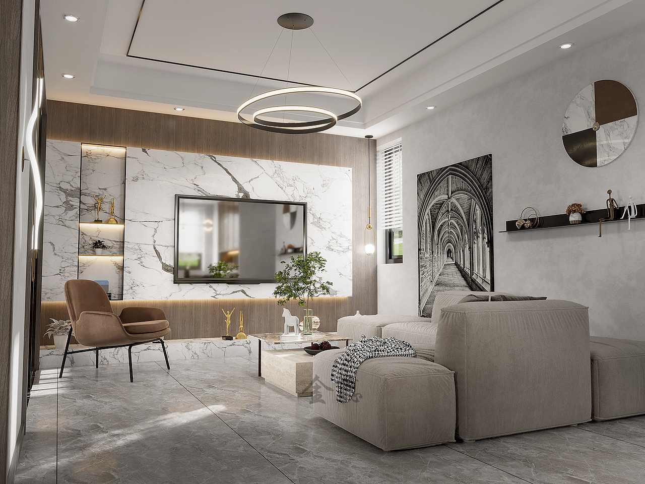 现代,简洁明快,凸显生活