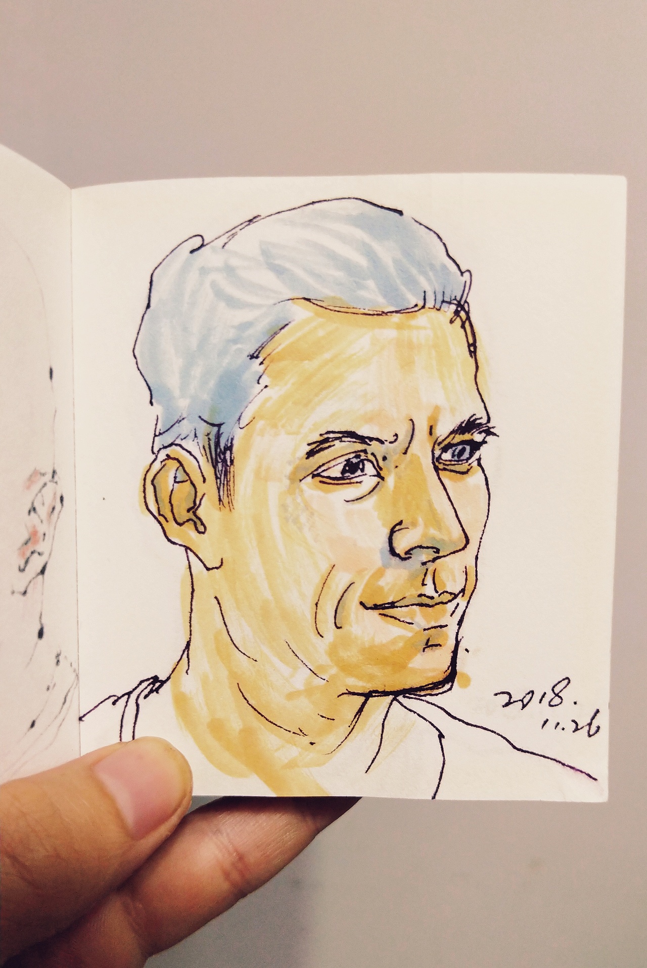 阿杜手绘阿杜速写大师速写人体速写肖像画速写艺术速写