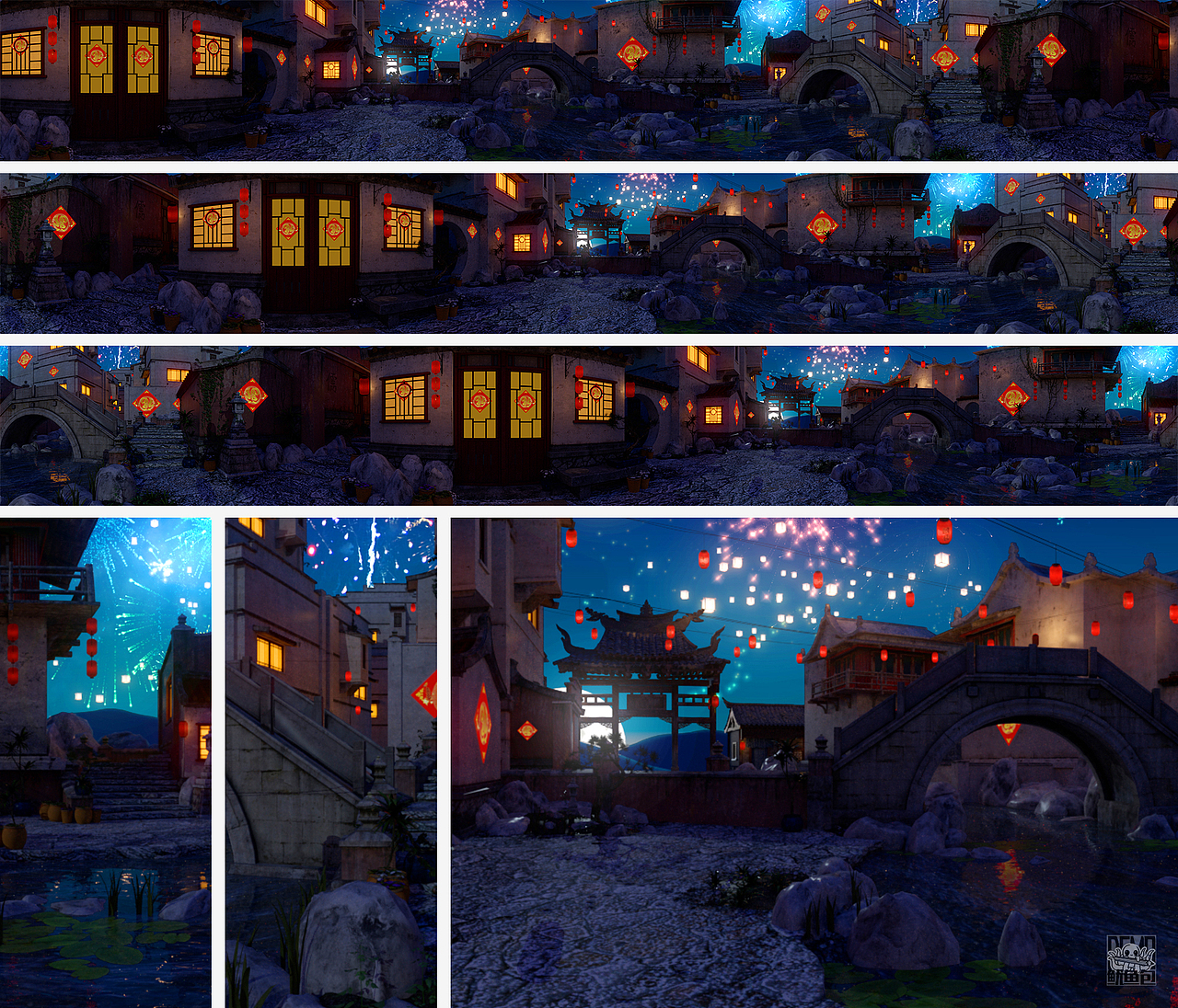 环幕/球幕 奇幻投影（图ZMTQ0NTUyMDI0） - 场景 - 站酷设计师鱿鱼包原创素材 - 站酷ZCOOL