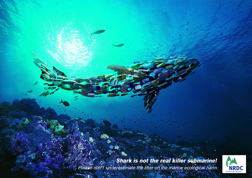 tommy 海洋垃圾系列创意海报.【oneshow china 2007年铜奖】