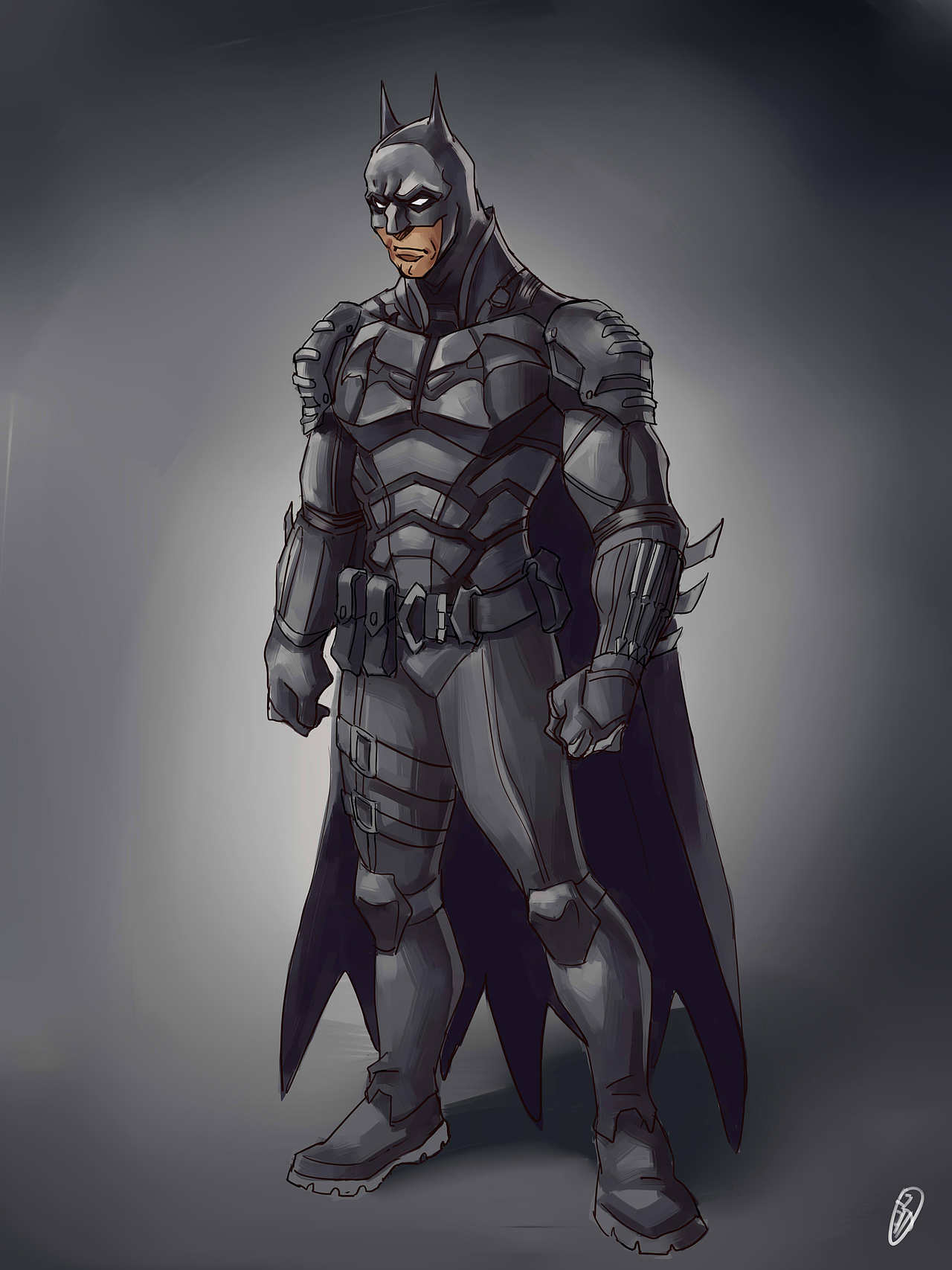 蝙蝠侠|插画|创作习作|汤圆同学_原创作品-站酷zcool