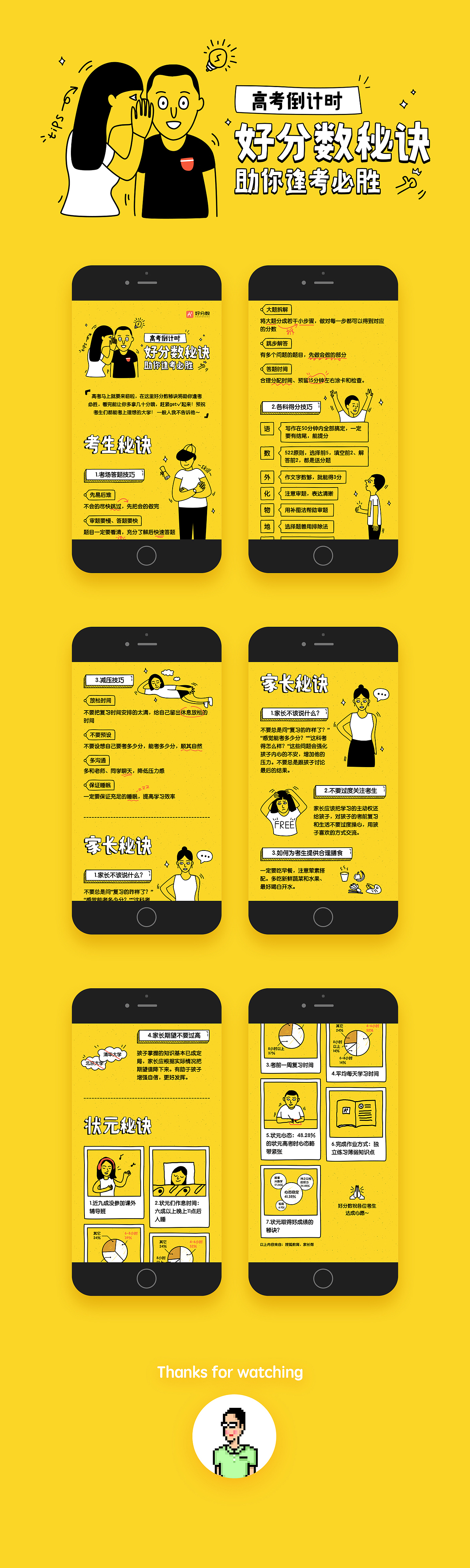 高考活动页面专题（图ZNTA2MjIxOTI=） - 移动端网页 - 站酷设计师郭楷原创素材 - 站酷ZCOOL