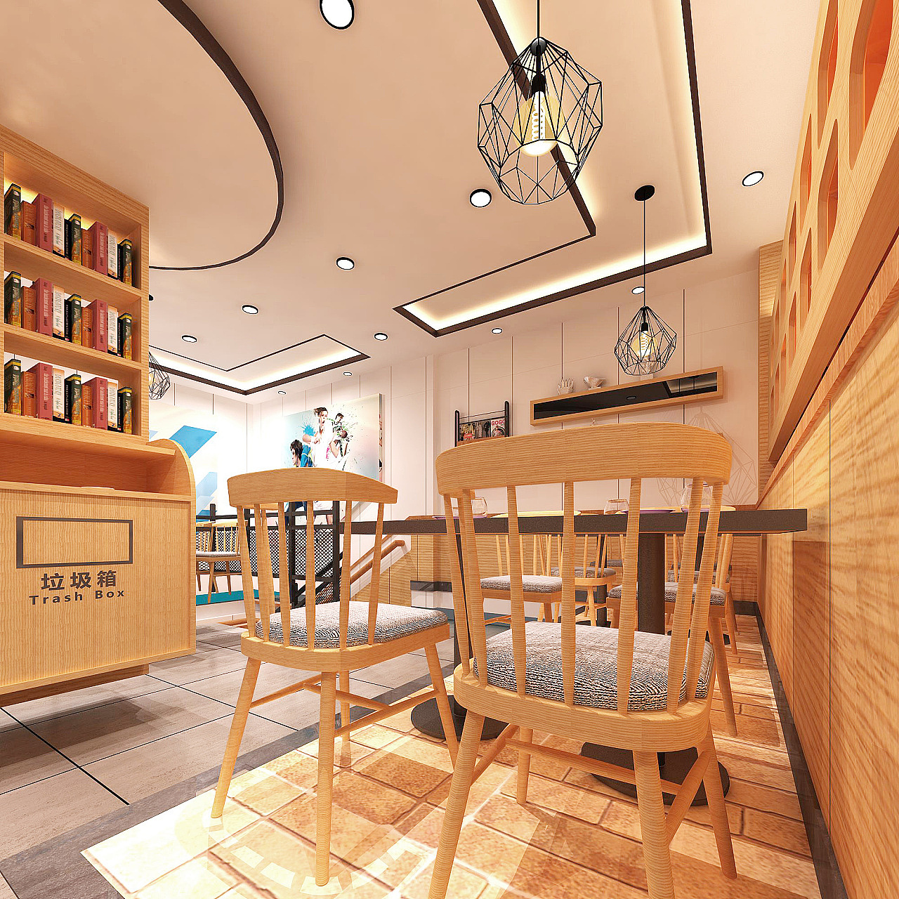 深圳汉堡店装修 深圳汉堡店设计 炸鸡店装饰装潢公司（图ZMjU2NTc1Mjcy） - 家装设计 - 站酷设计师宝安装修设计公司原创素材 - 站酷ZCOOL