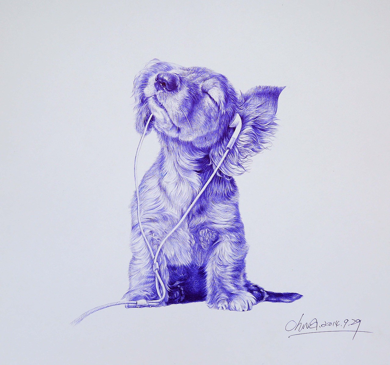 圆珠笔动物系列2（图ZMjQ5OTQwODA=） - 创作习作 - 站酷设计师ohwa俊桦原创素材 - 站酷ZCOOL