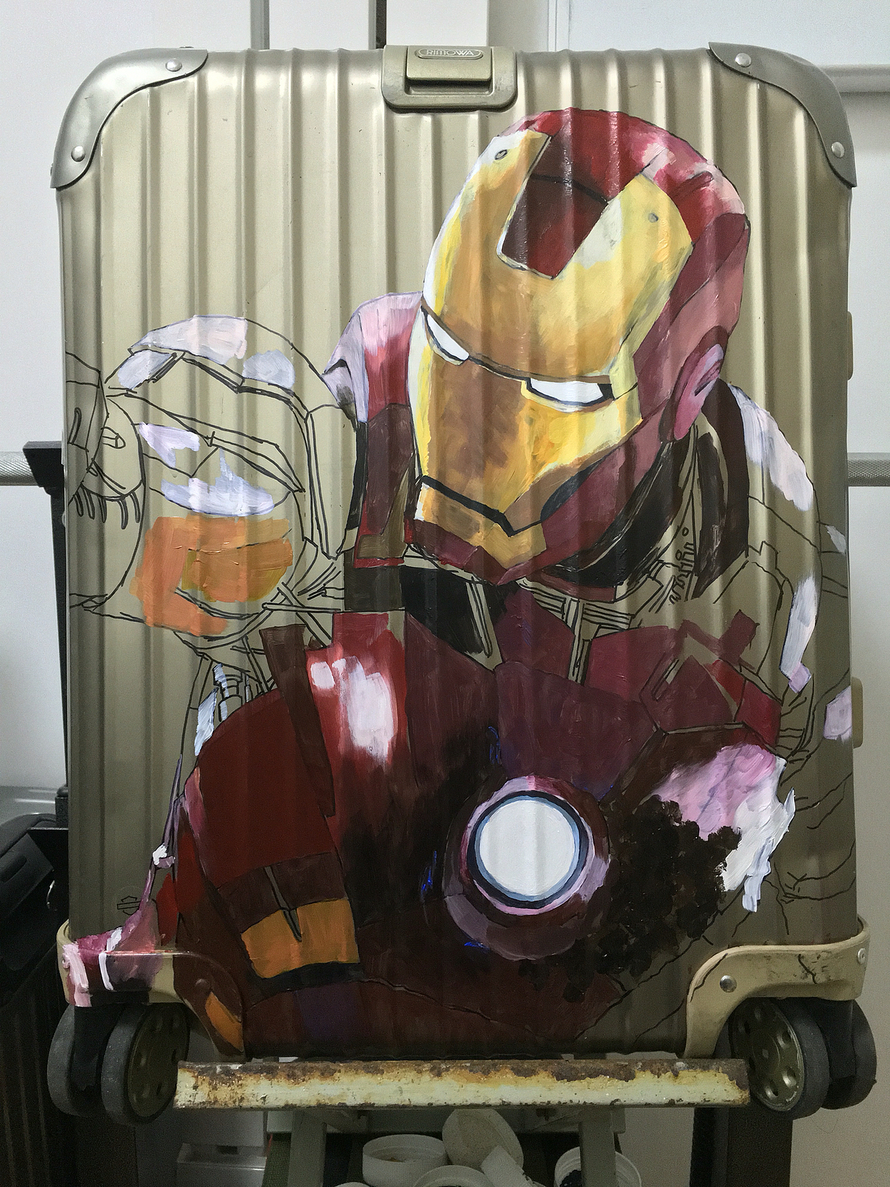 最爱莫过钢铁侠,Iron Man Mark 7画完收工~