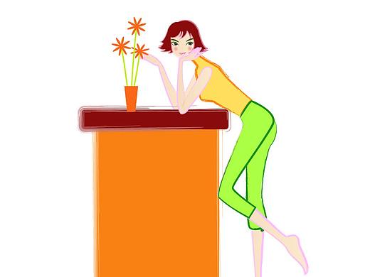 美女插画