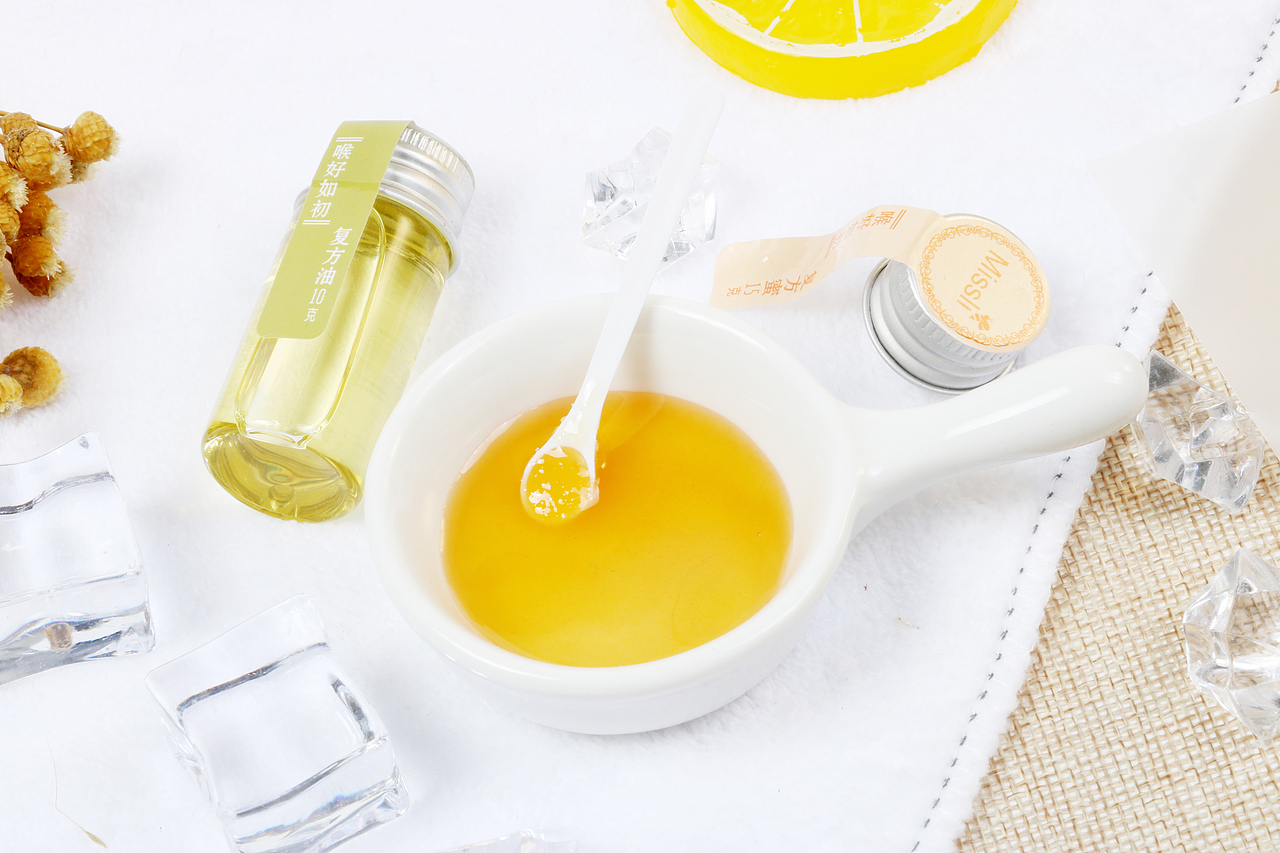 一款蜜油的摄影到宣传页面制作