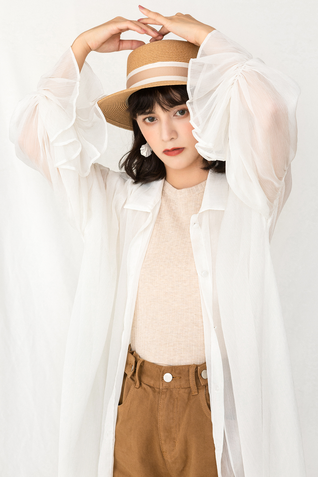 roco女装模特图拍摄