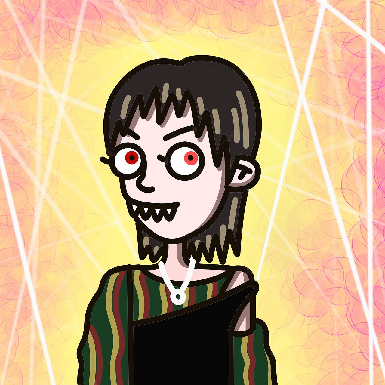 《红眼病百人斩斩斩》（图ZMjcxOTE1MDI4） - 艺术插画 - 站酷设计师毛毛毛毛密密麻麻原创素材 - 站酷ZCOOL