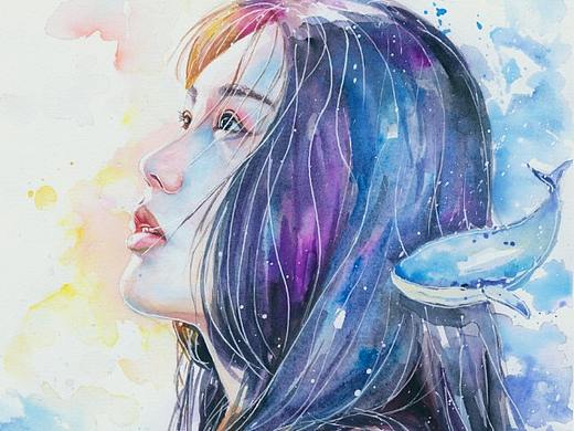 水彩手绘电影插画及日常习作