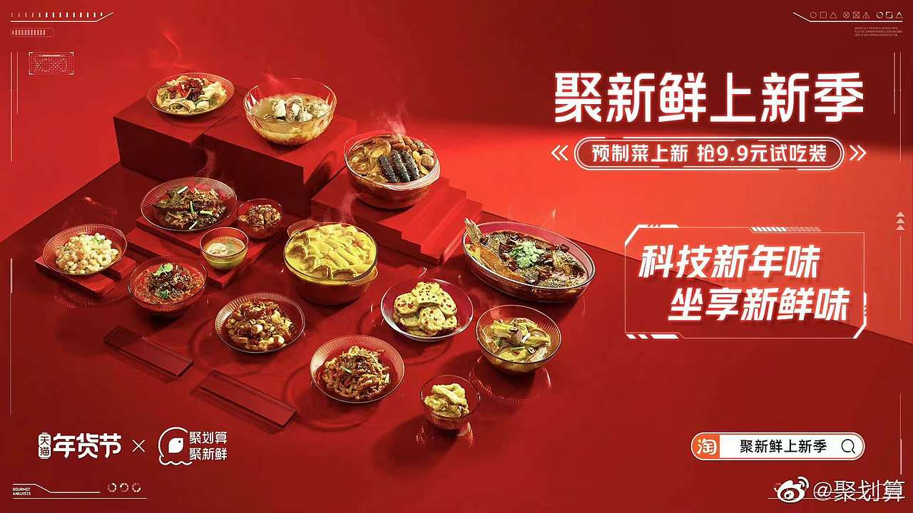 聚划算 年货节 美食摄影后期修图作品