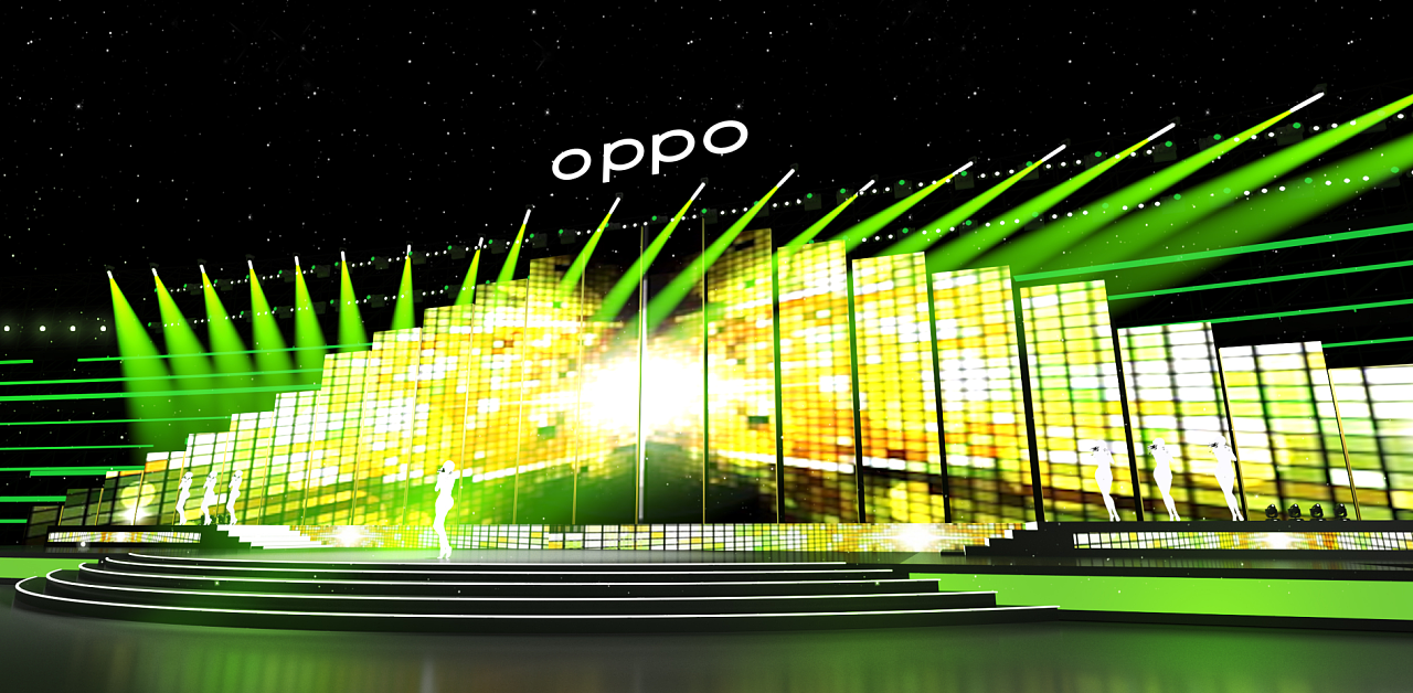 2020 oppo年会舞台舞台设计三