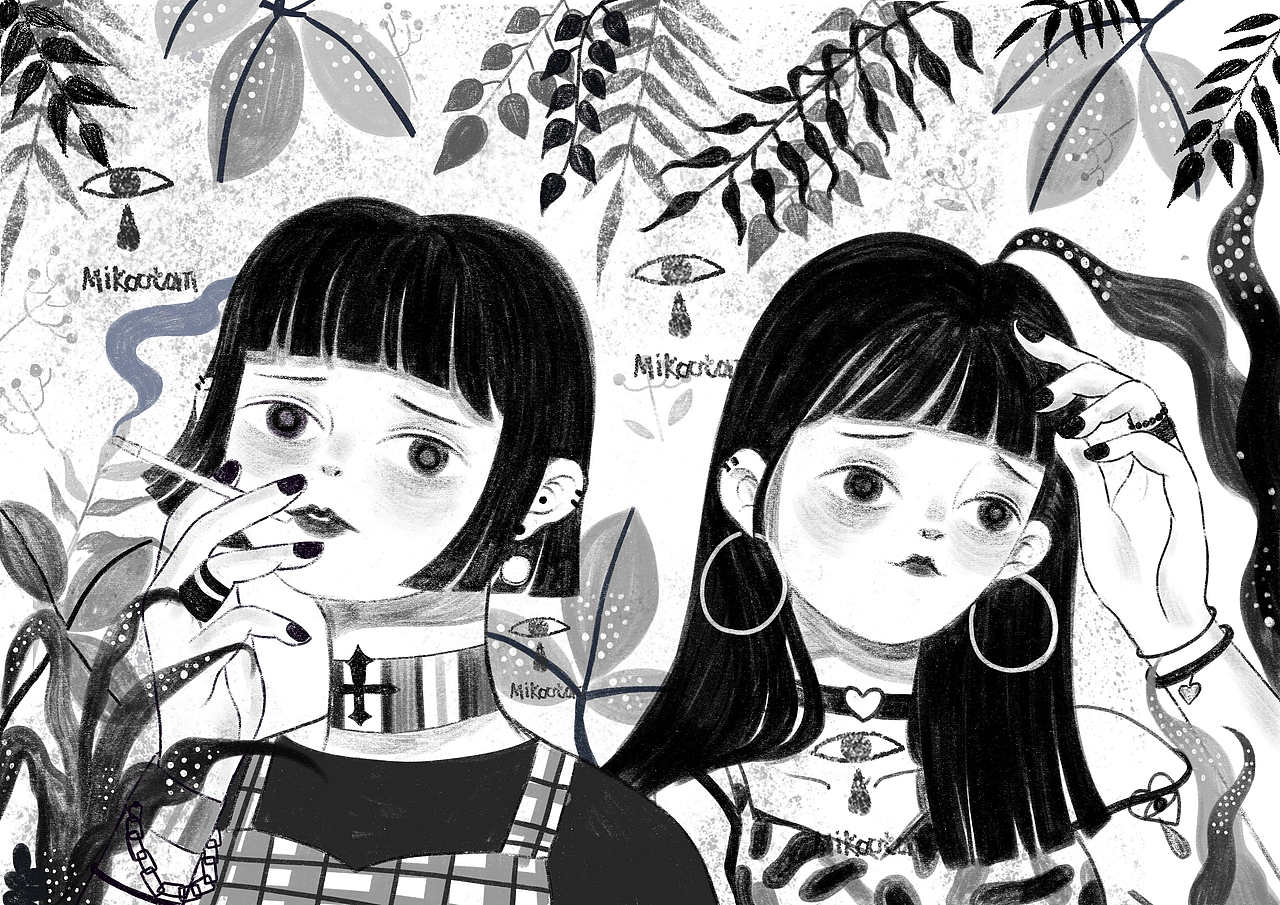十月悲伤酷女孩