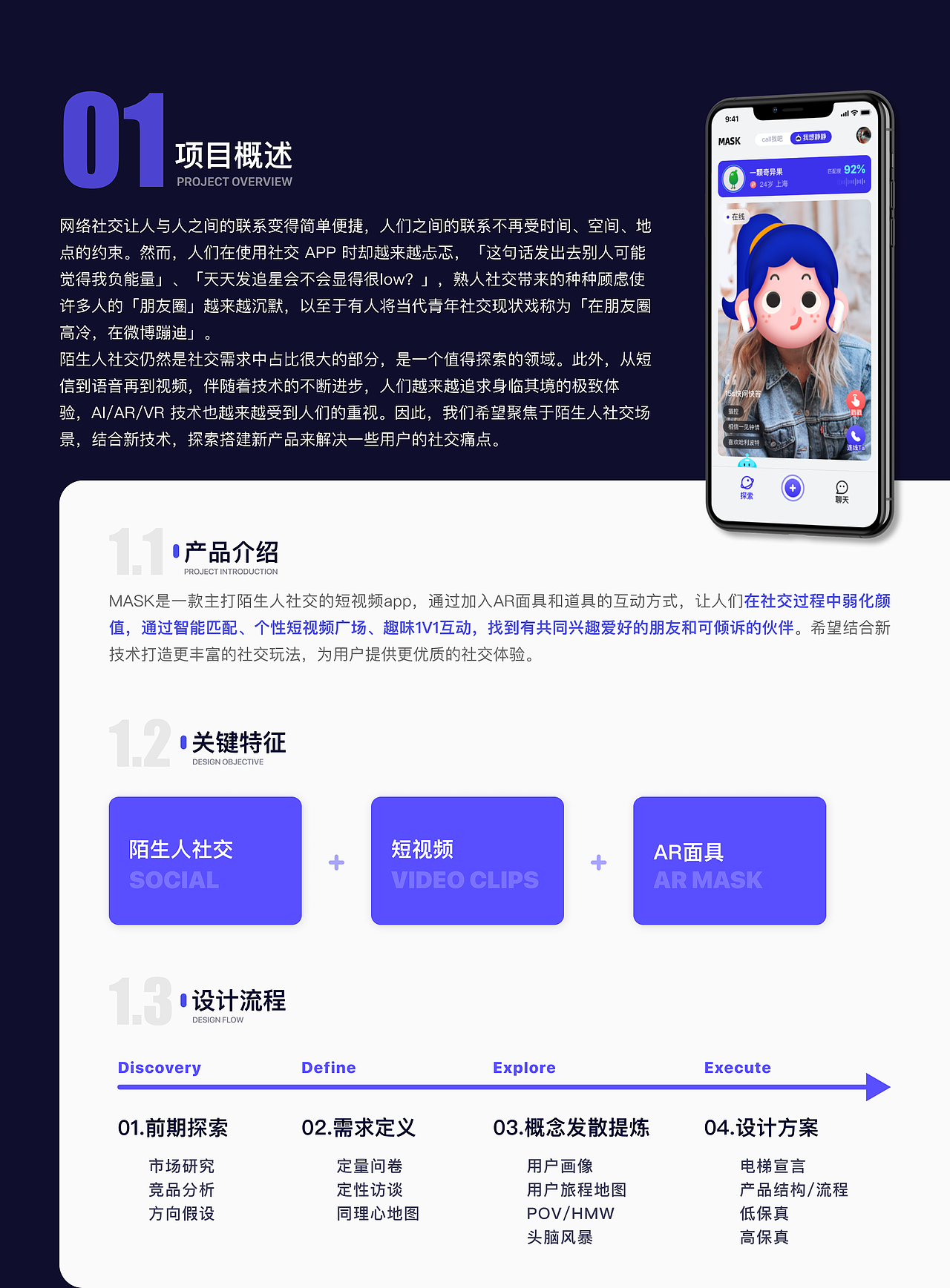MASK-一款不看脸的短视频App（图ZMjI4OTg0Nzcy） - 交互/UE - 站酷设计师Smile_han原创素材 - 站酷ZCOOL