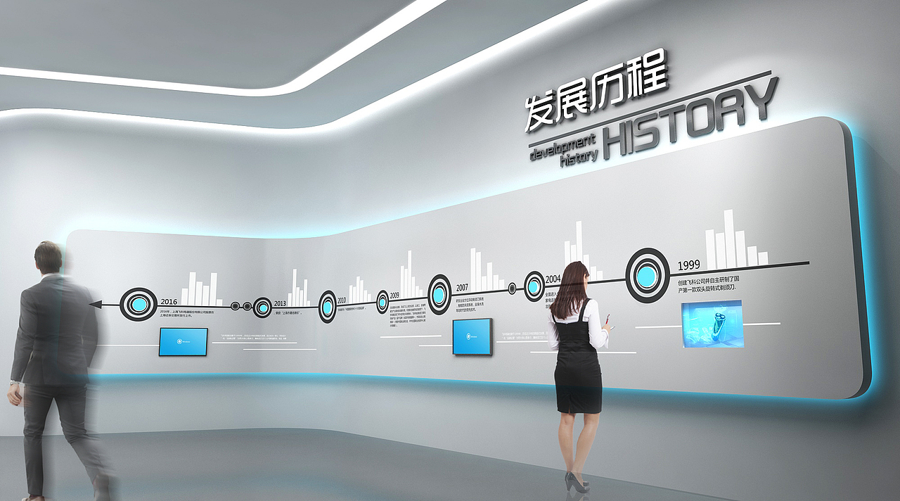 飞科展厅（图ZMjQwMzMxMzAw） - 展陈设计 - 站酷设计师毛九九0716原创素材 - 站酷ZCOOL