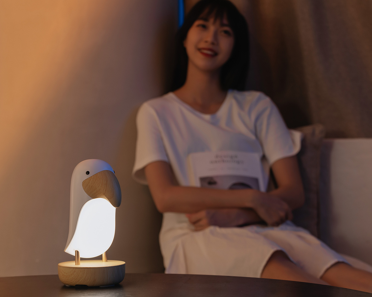 亮节 木木鸟蓝牙音箱小夜灯