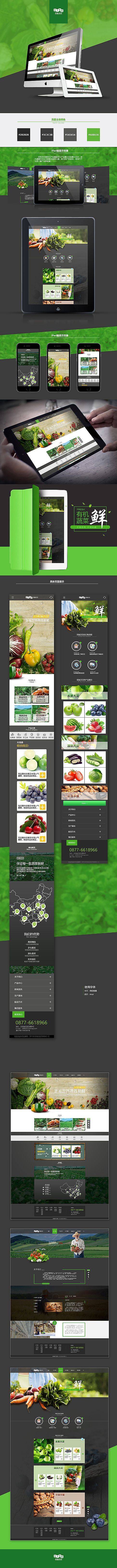 双鱼贝贝高原农产品企业站设计