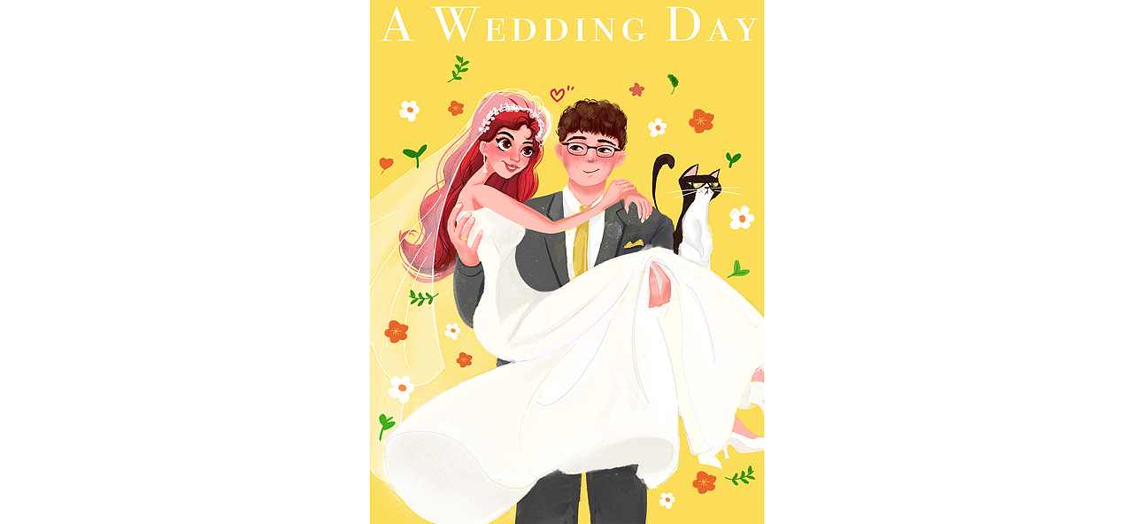婚礼插画