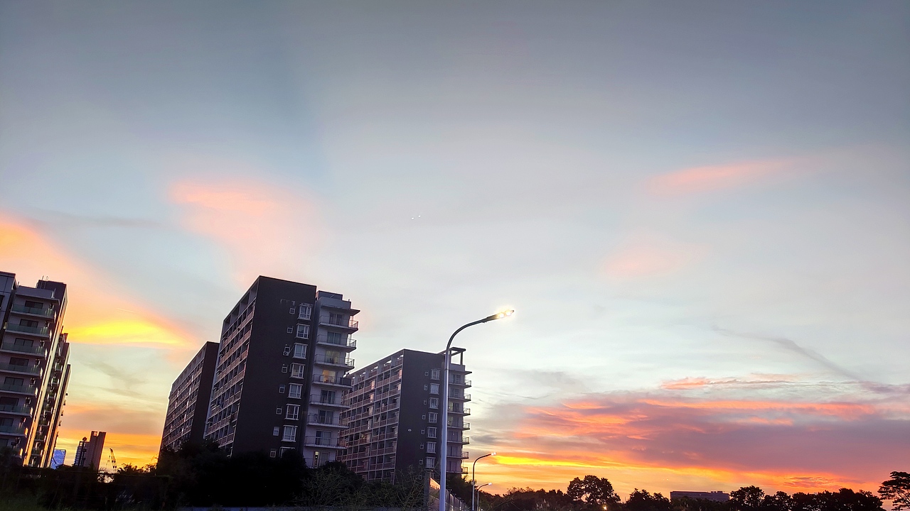 五彩斑斓的天空