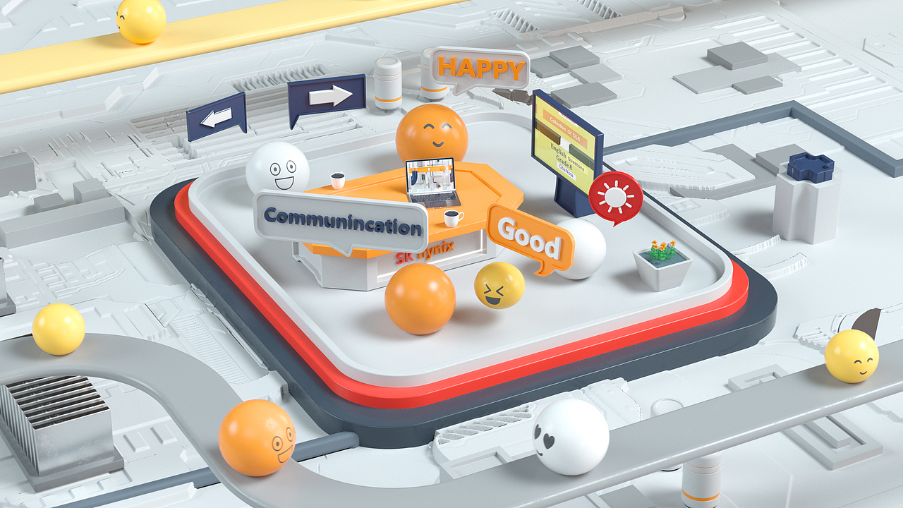 SK hynix展示动画 C4D动画（图ZMjg4Mjk2MjM2） - 宣传片 - 站酷设计师华拉鸡原创素材 - 站酷ZCOOL