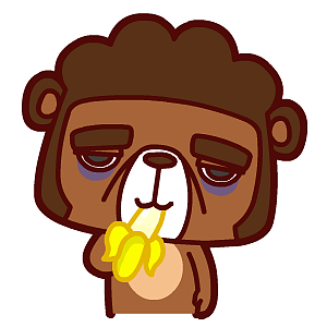 疲倦熊——翔通动漫原创表情