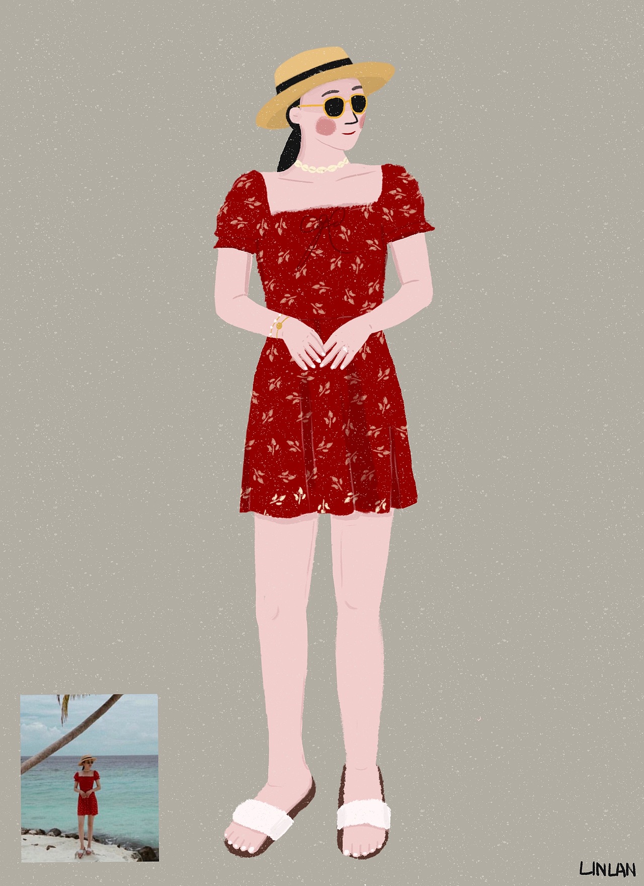 时尚博主们（图ZMTk1ODczNDI4） - 创作习作 - 站酷设计师linlan_y原创素材 - 站酷ZCOOL