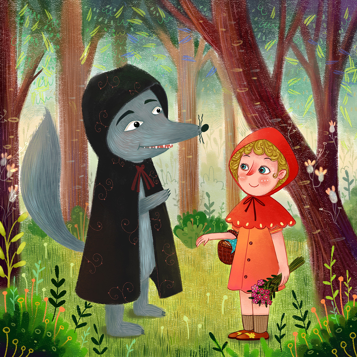 大灰狼与小红帽修改版