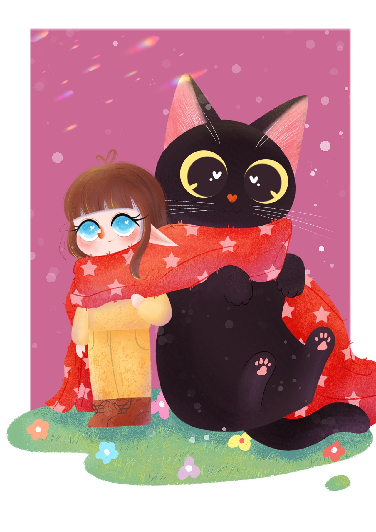 小猫咪与小精灵