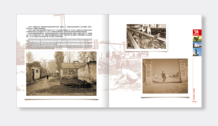 30周年纪念册设计 企业文化册设计 回忆录设计 纪念册设计 精装画册