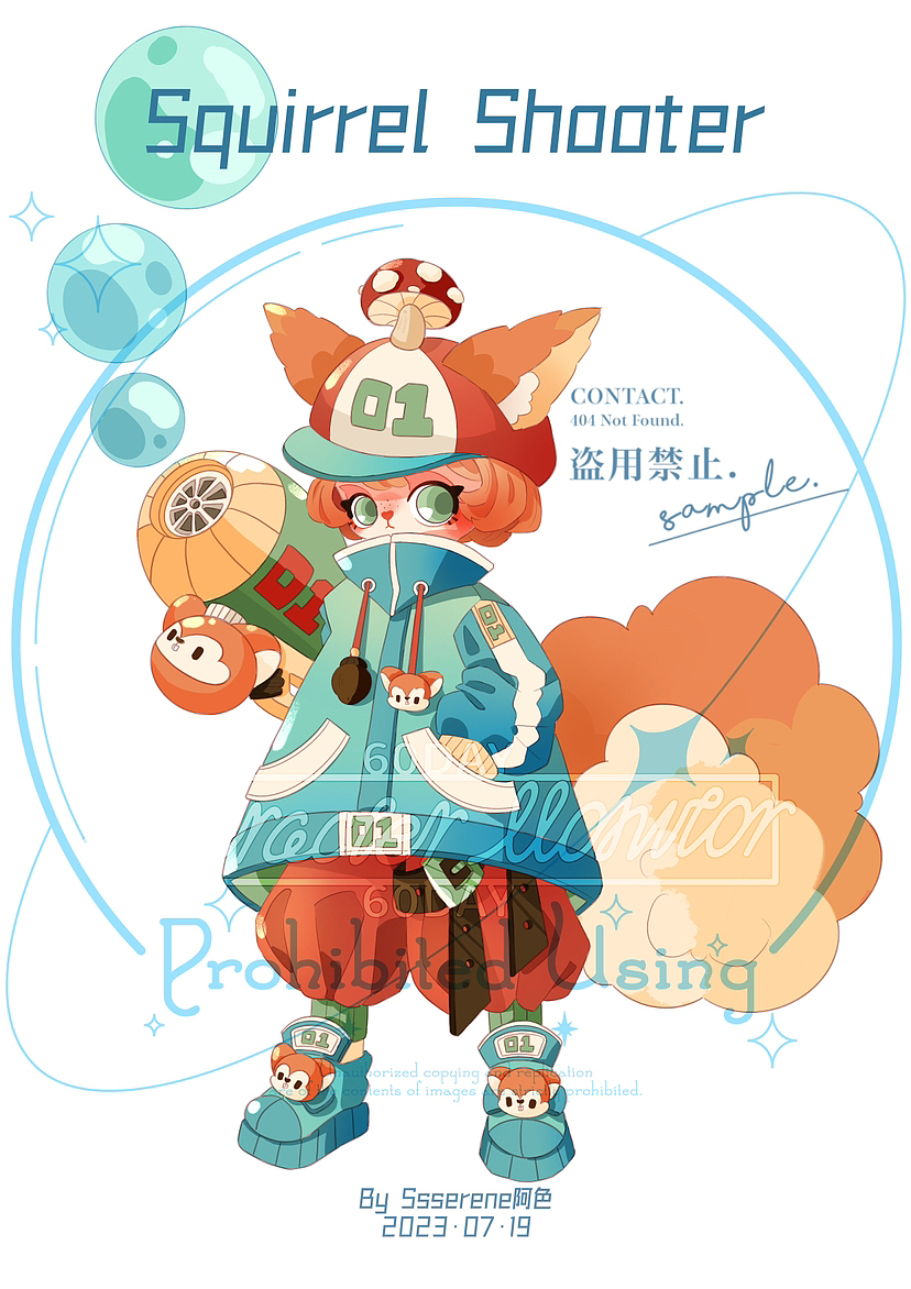 角色班长60天挑战 |第一个月（图ZMzQ3MDI0OTUy） - 概念设定 - 站酷设计师Ssserene阿色原创素材 - 站酷ZCOOL