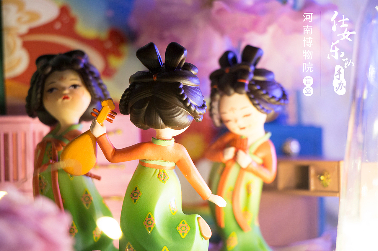 河南博物院唐宫仕女手办盲盒（图ZMjUwNDE1NDIw） - 玩具 - 站酷设计师喵美心善草灯原创素材 - 站酷ZCOOL