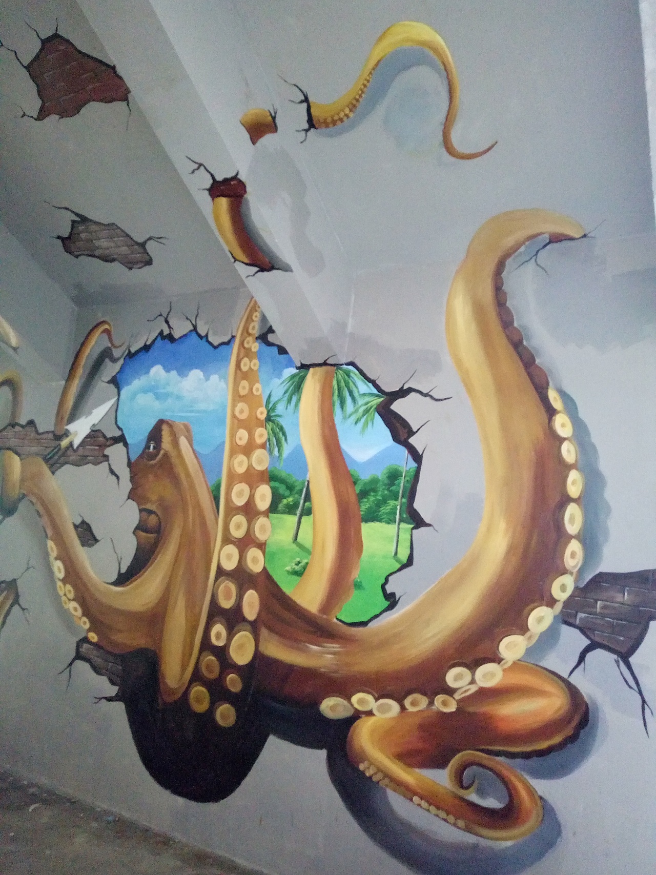 3D墙绘，3D立体画，3D墙画，成都墙绘，成都彩绘（图ZMjcxMTkzNjY0） - 绘画 - 站酷设计师成都墙绘壁画原创素材 - 站酷ZCOOL