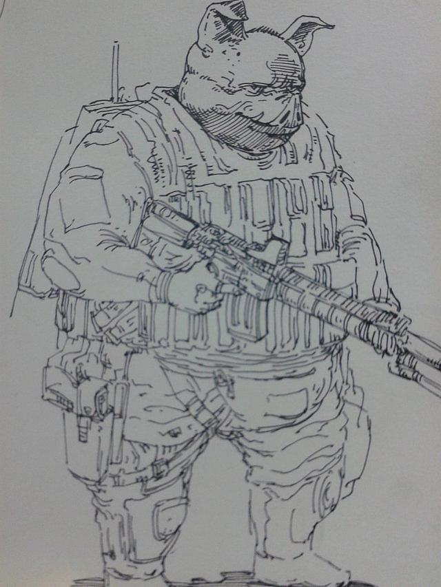 一些动漫人物速写练习