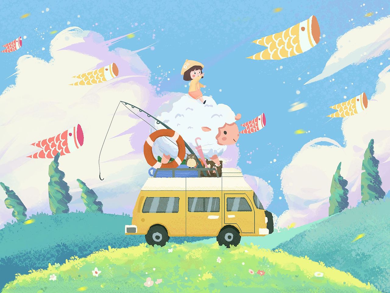 我的2022插画总结｜我的童趣大冒险