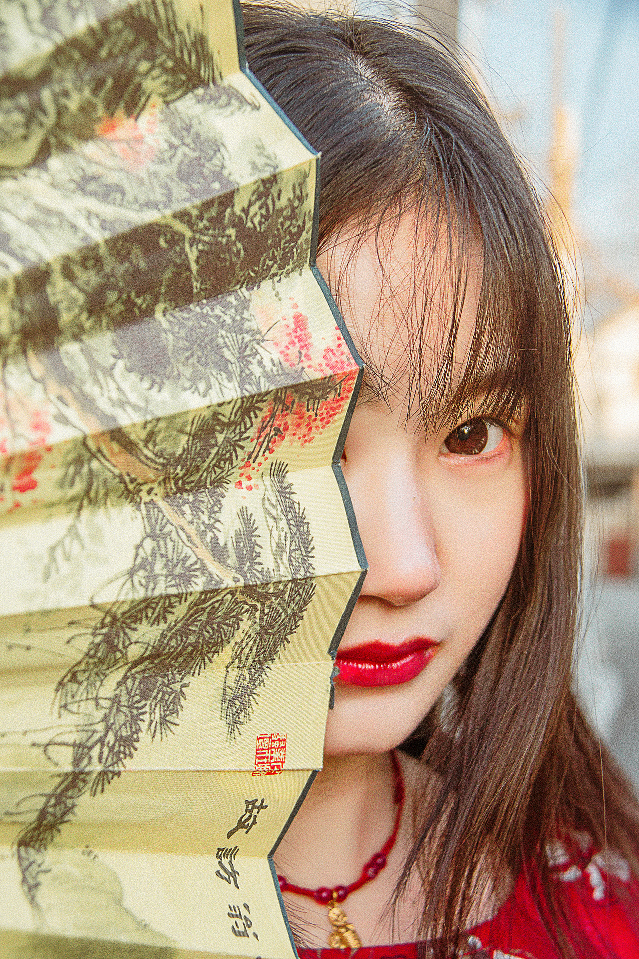 折扇·中国风（图ZNDQ4MTczNjA=） - 人像摄影 - 站酷设计师卓小昕sweetheart原创素材 - 站酷ZCOOL