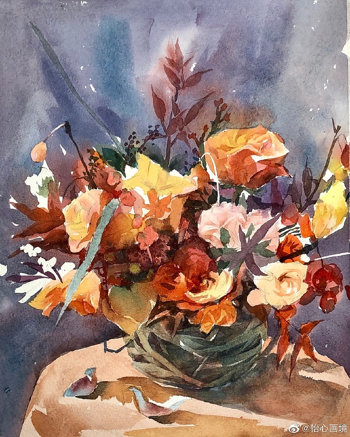 一處深秋（圖ZMTgxNDQwMzAw） - 繪畫 - 站酷設(shè)計師SGED四個耳洞原創(chuàng)素材 - 站酷ZCOOL