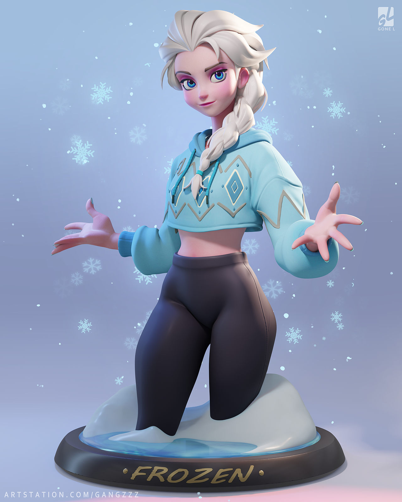 冰雪奇缘同人（图ZMjg1ODY0NjQ0） - 动画/影视 - 站酷设计师Gone_L原创素材 - 站酷ZCOOL