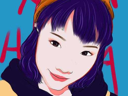 第一次画这种的自己