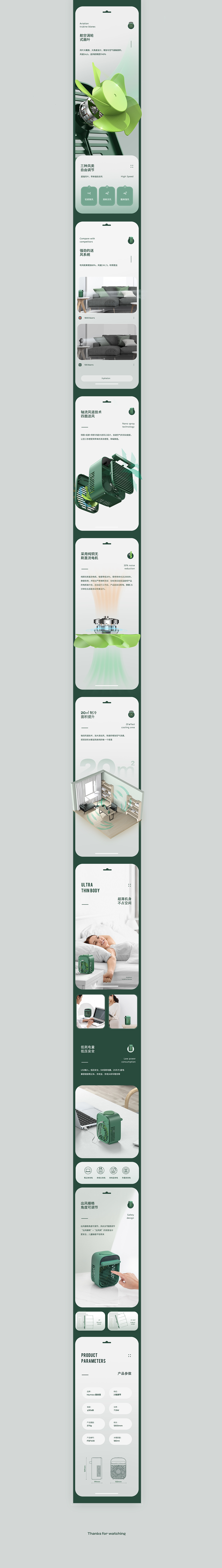 水冷风扇详情页视觉︱亚马逊水冷风扇分享（图ZMjE2MTQ0OTIw） - 电商 - 站酷设计师DESIGNZK原创素材 - 站酷ZCOOL