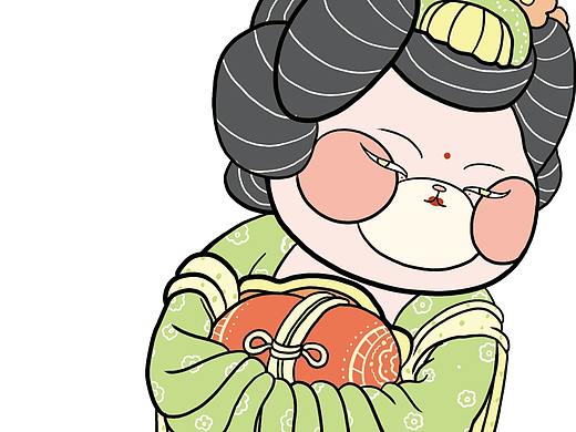 熊熊仕女图（其二）