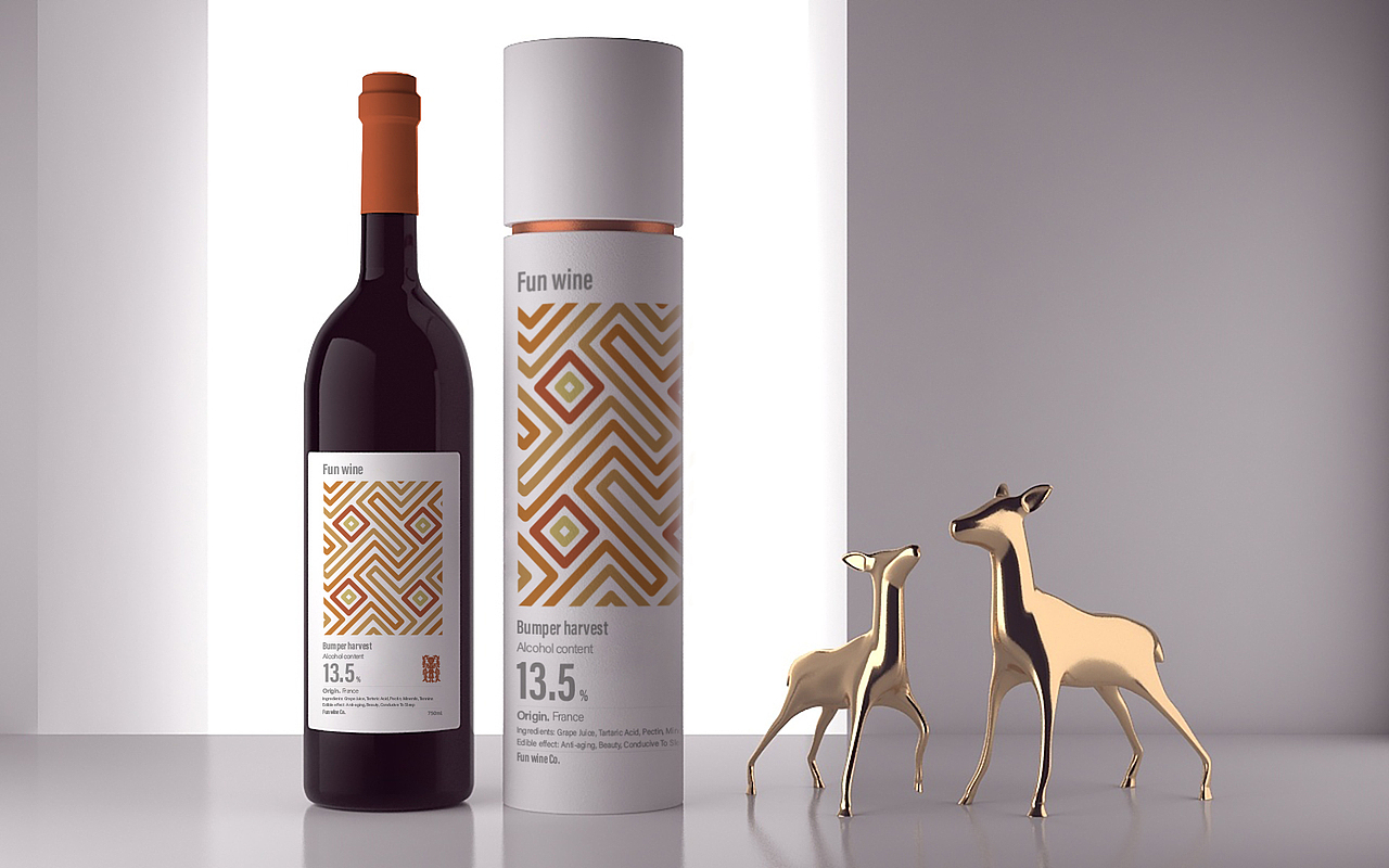 乐趣红葡萄酒包装设计（图ZMjU1NzgwMTQ4） - 包装 - 站酷设计师请叫我胡一刀原创素材 - 站酷ZCOOL