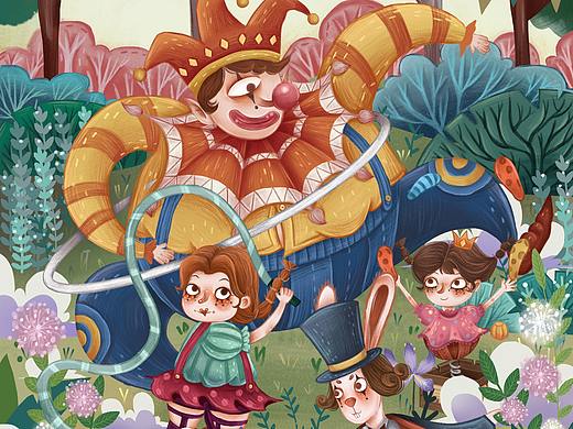 马戏团（个人主页-ZNDgwMzk4MDg=） - 绘本 - 站酷设计师周粥粥1原创素材 - 站酷ZCOOL