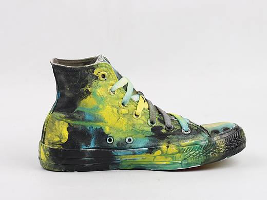 流体手绘帆布鞋（个人主页-ZNDMzNjUyNTI=） - 其他手工艺 - 站酷设计师山野先生原创素材 - 站酷ZCOOL