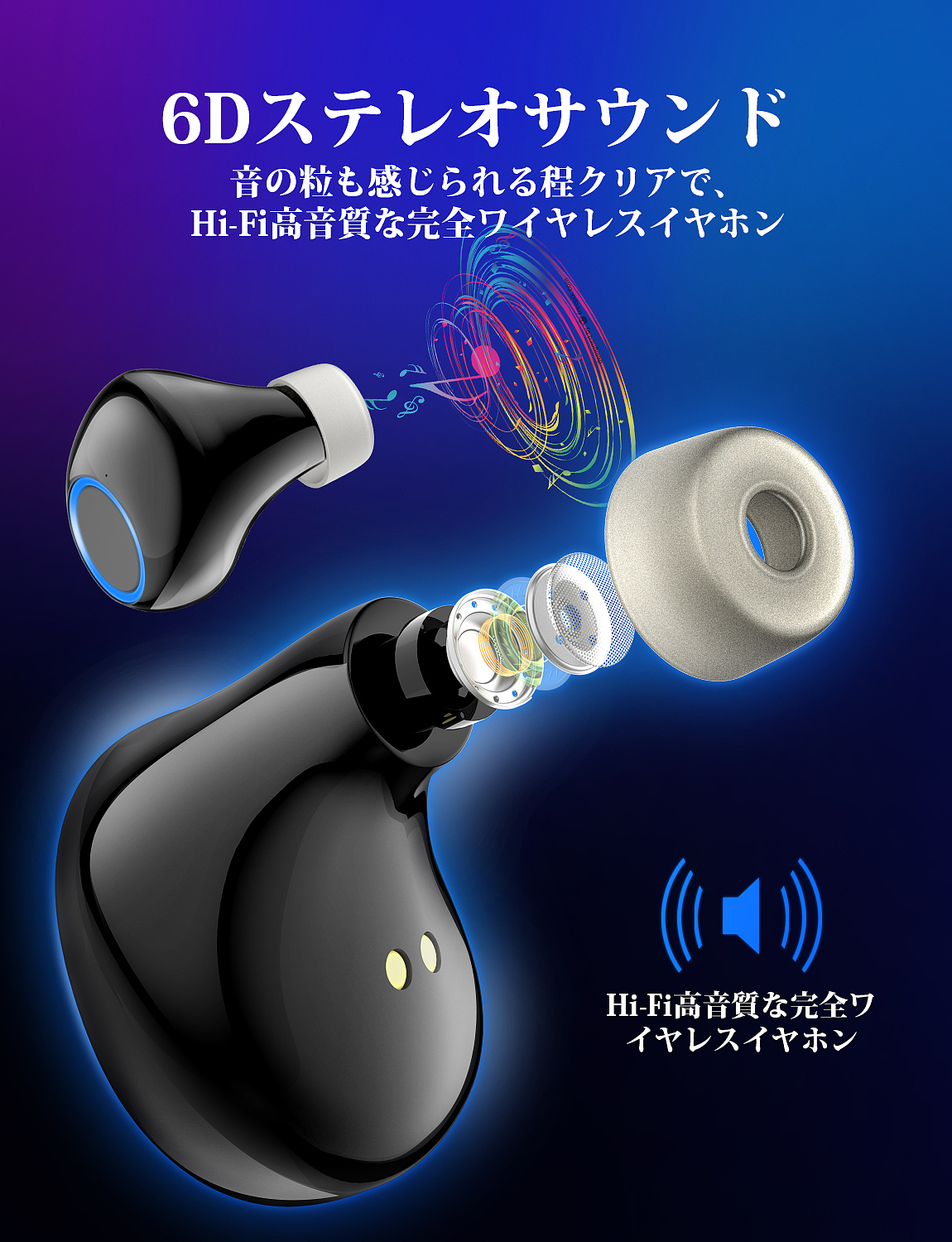 耳塞蓝牙耳机 三维建模渲染 亚马逊产品作图（图ZMTg5MDYwODk2） - 电子产品 - 站酷设计师思索的抬头纹原创素材 - 站酷ZCOOL