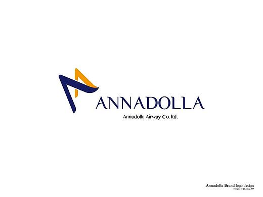 ANNADOLLY航空公司品牌标志设计