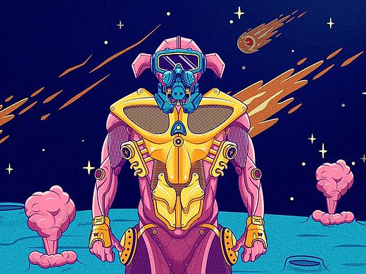太空（个人主页-ZMzQwNzQ5MzI=） - 新锐潮流插画 - 站酷设计师吾轶原创素材 - 站酷ZCOOL