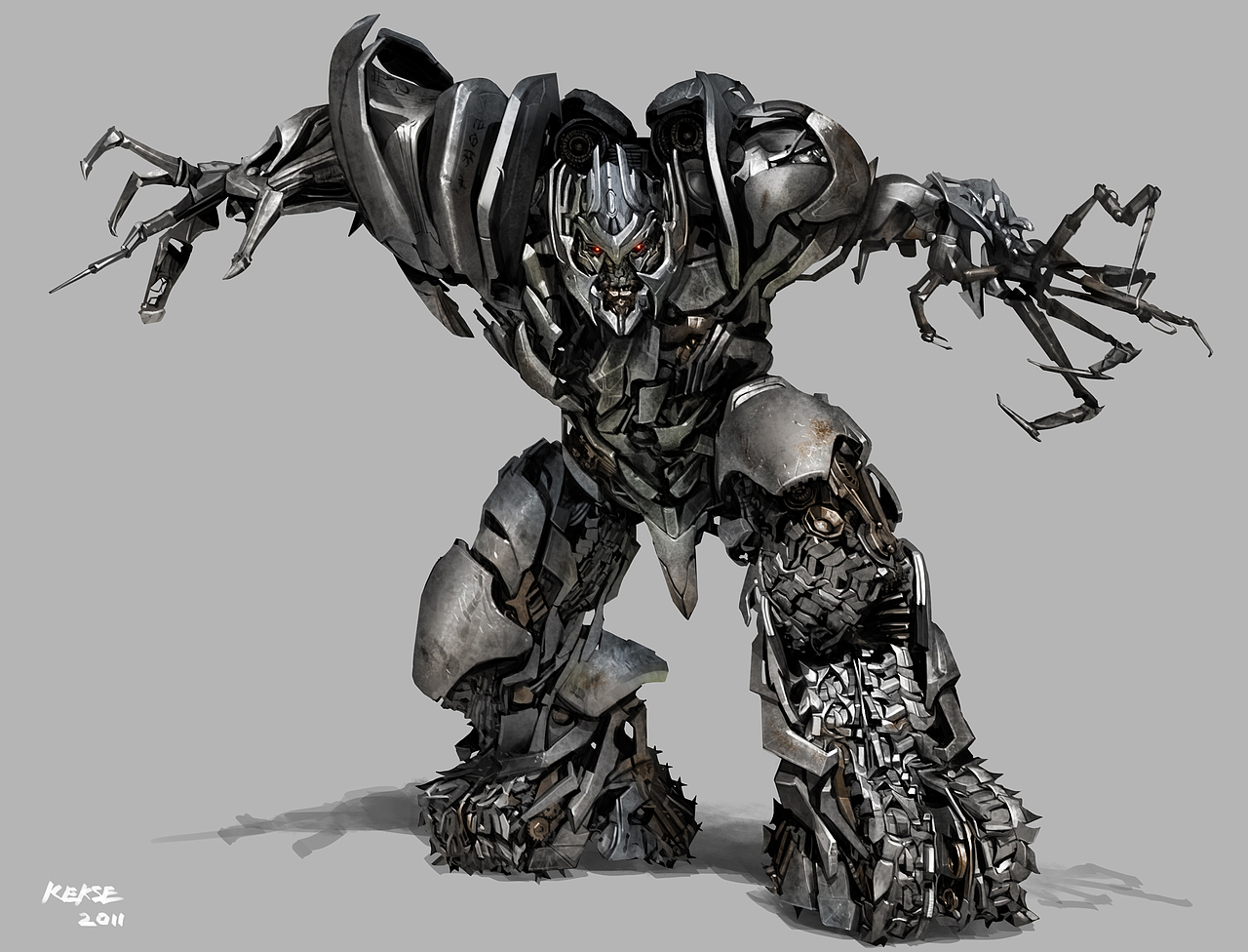 变形金刚威震天素描练习