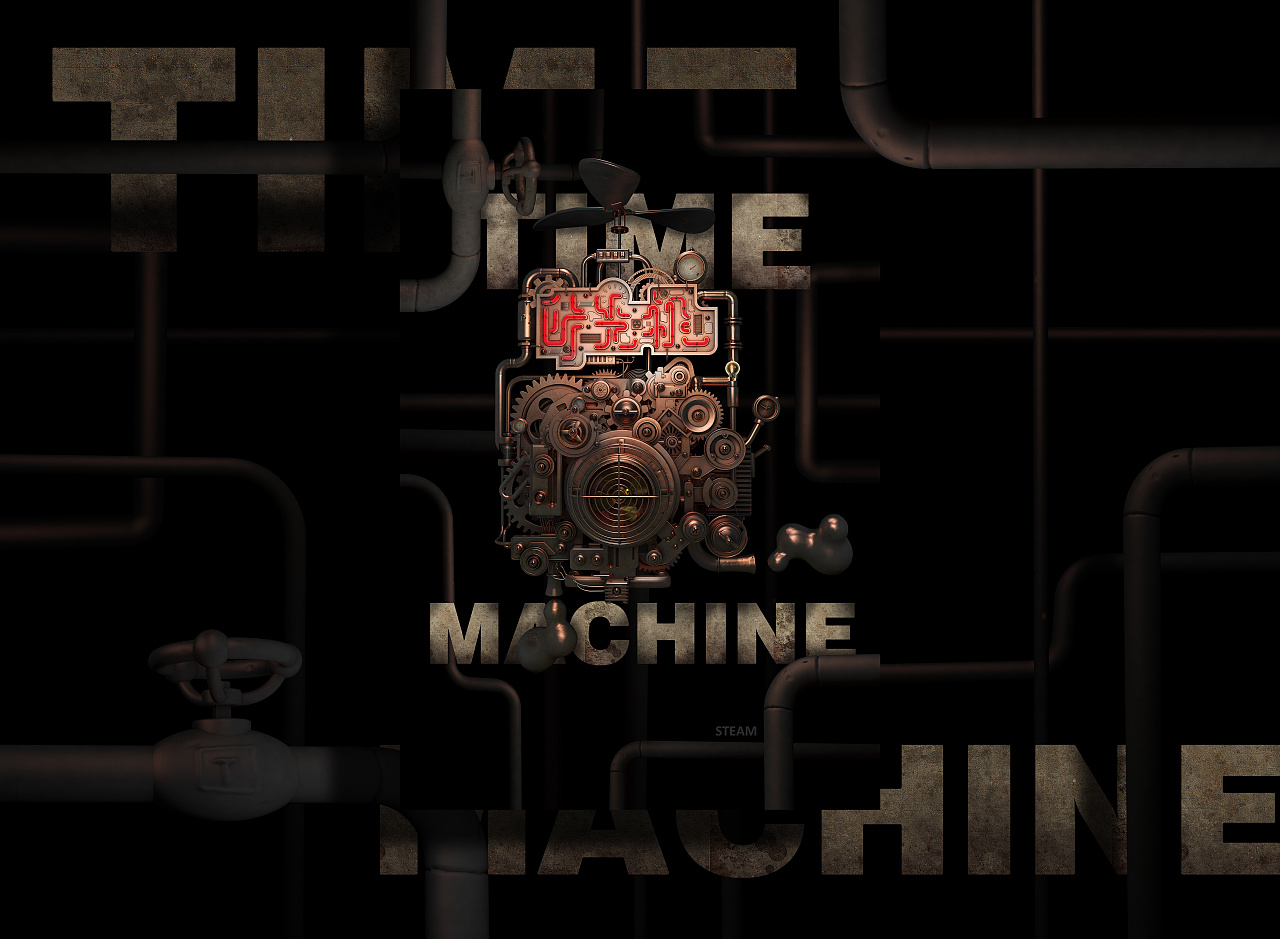 时光机|平面|海报|北街风神 - 原创作品 - 站酷 (zcool)