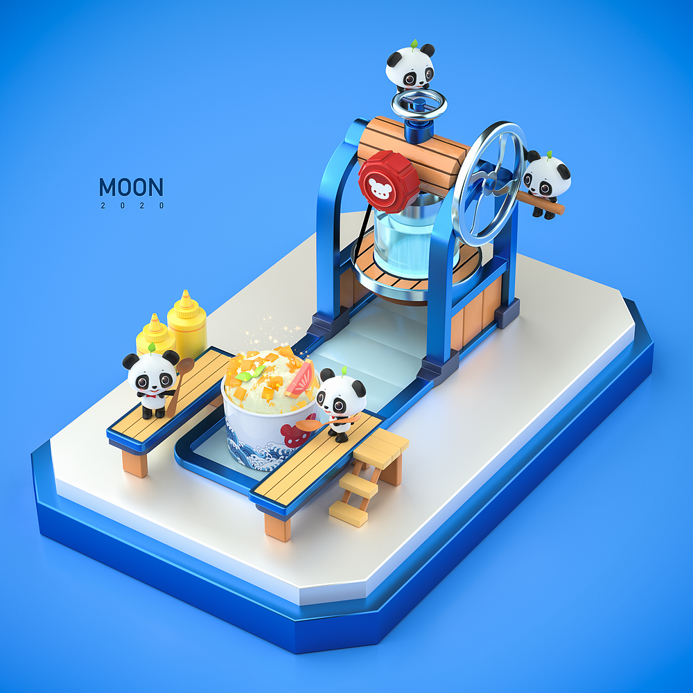 OC第八期学员作品——NiaoNiao的C4D课堂（下)（图ZMjA1NzM1NDg0） - 场景 - 站酷设计师我就是NiaoNiao原创素材 - 站酷ZCOOL