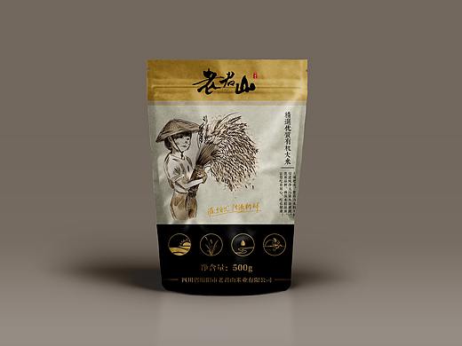 老君山有机大米、魔芋米包装设计（个人主页-ZNDc2MTkxNDA=） - 包装 - 站酷设计师李铭原创素材 - 站酷ZCOOL